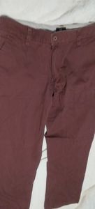 Men's ocean current faded burgundy skinny pants
